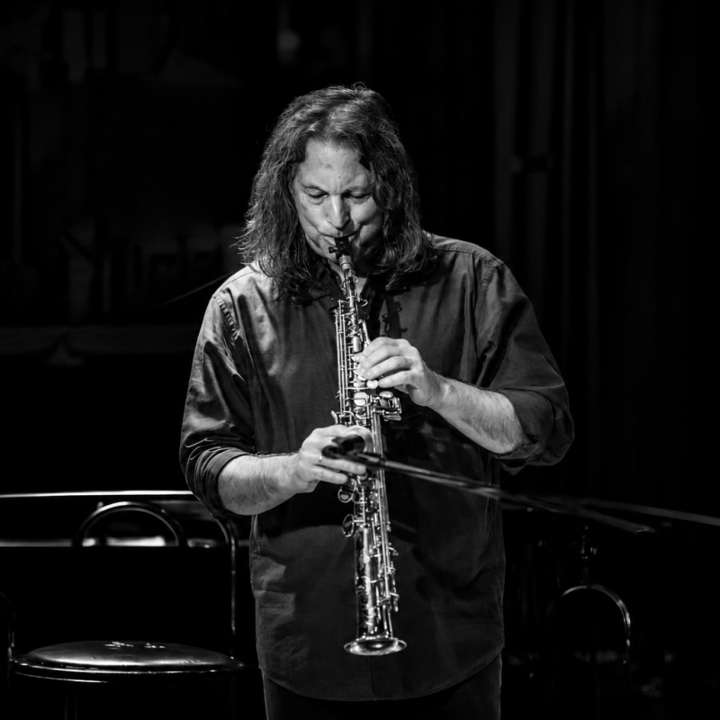 Solo Saxophonist Under Spotlight
