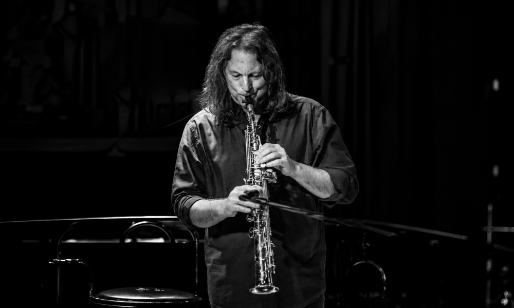 Solo Saxophonist Under Spotlight